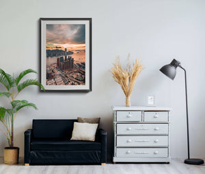 The Kowloon Stronghold by John Huang - Framed
