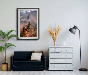 Urban Heaven and Hell by Blair Sugarman - Framed